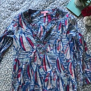LILLY PULITZER- going out top- Marlowe Print
